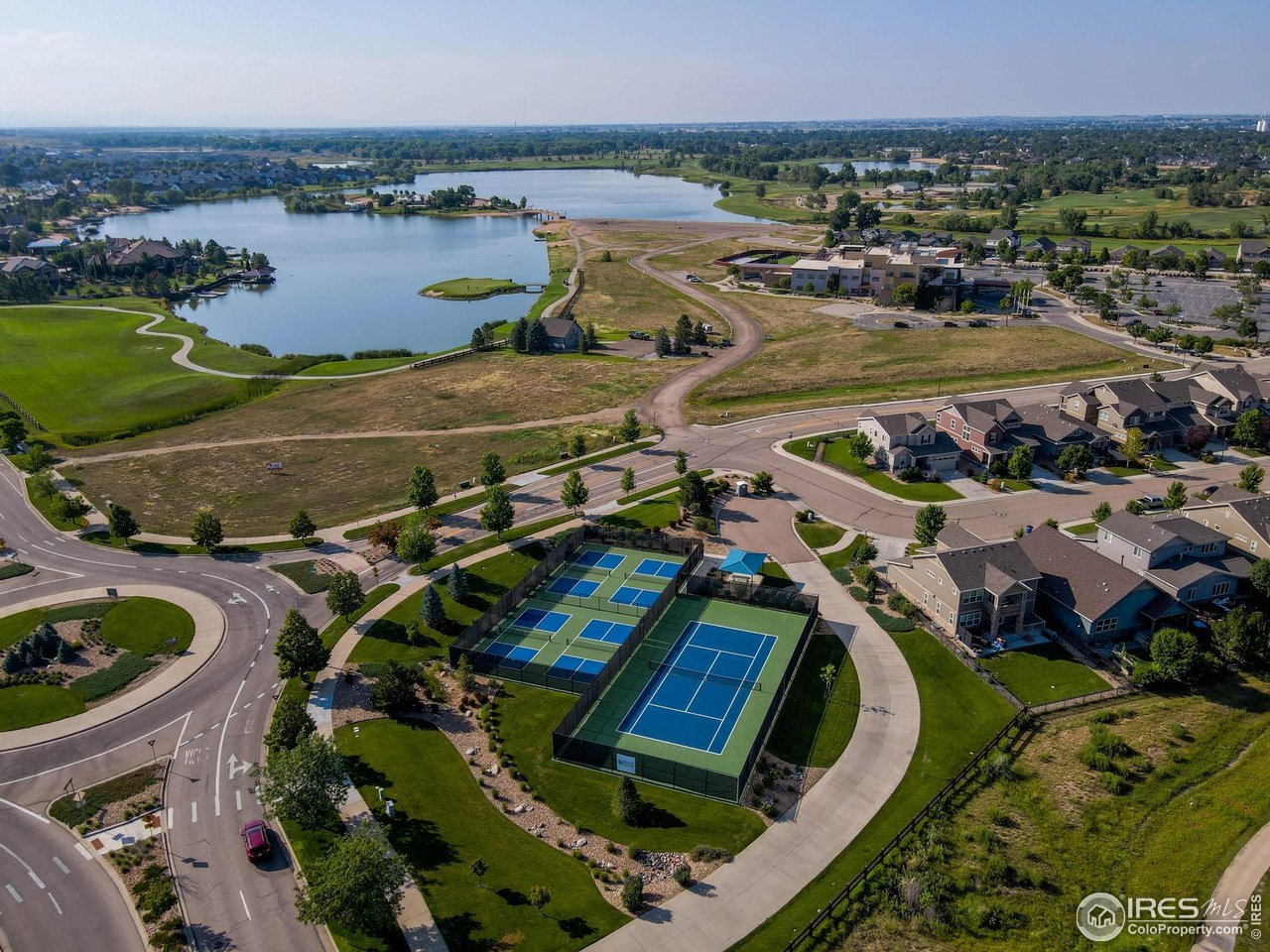 116 Cobble Court Windsor, CO 80550 - Photo 35 of 41 an aerial view of residential houses with outdoor space