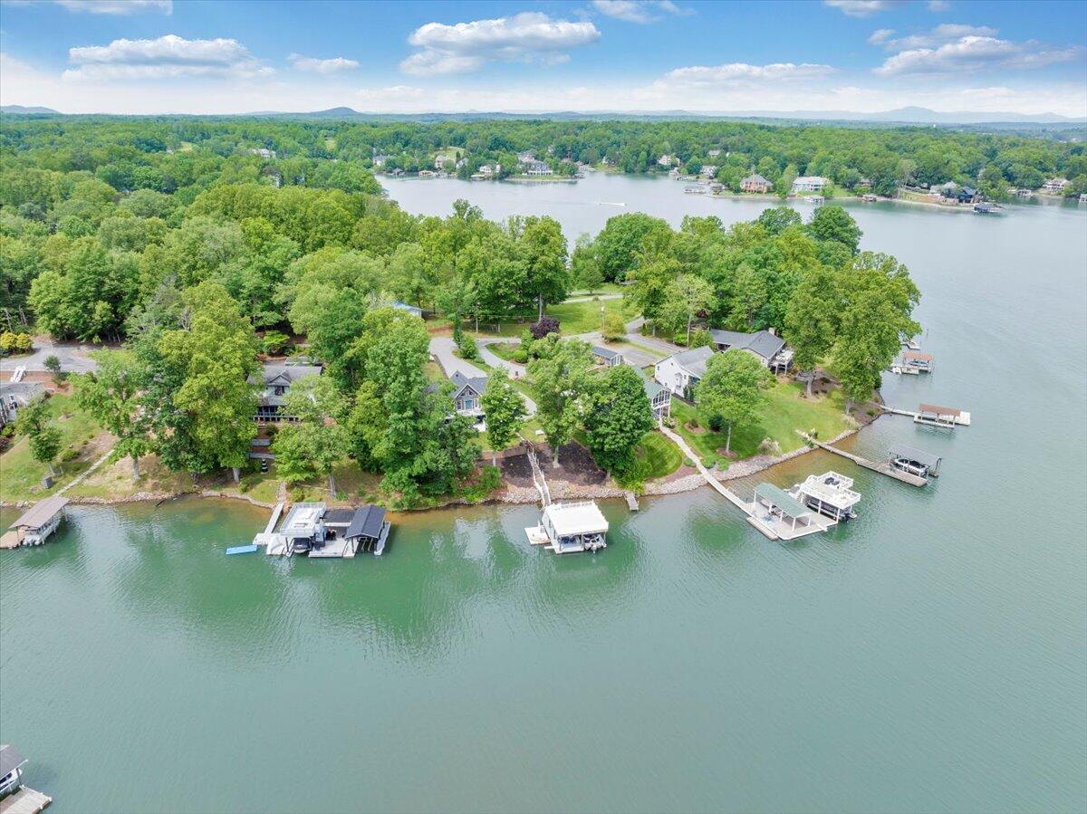 244 Cove Road Penhook, VA 24137 - Photo 78 of 88 a view of a lake with a mountain