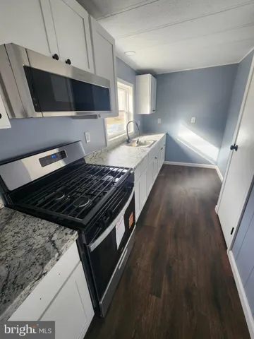 view of a room with door