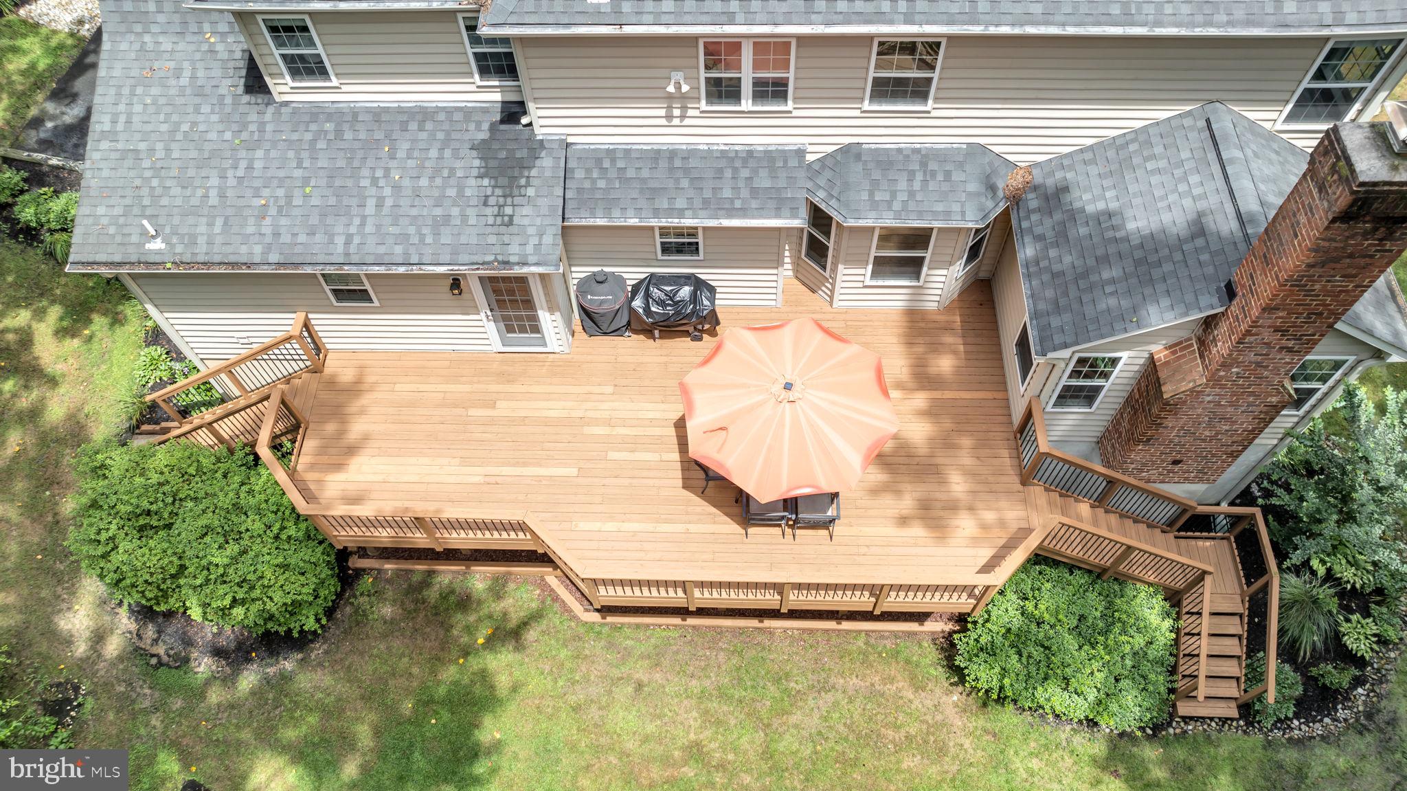 204 Walnut Creek Road Huntingtown, MD 20639 - Photo 48 of 59 an aerial view of a house with a yard and potted plants