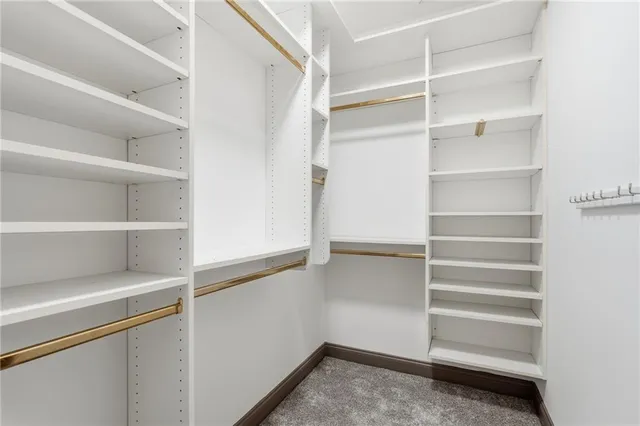 a view of a porch with wooden floor