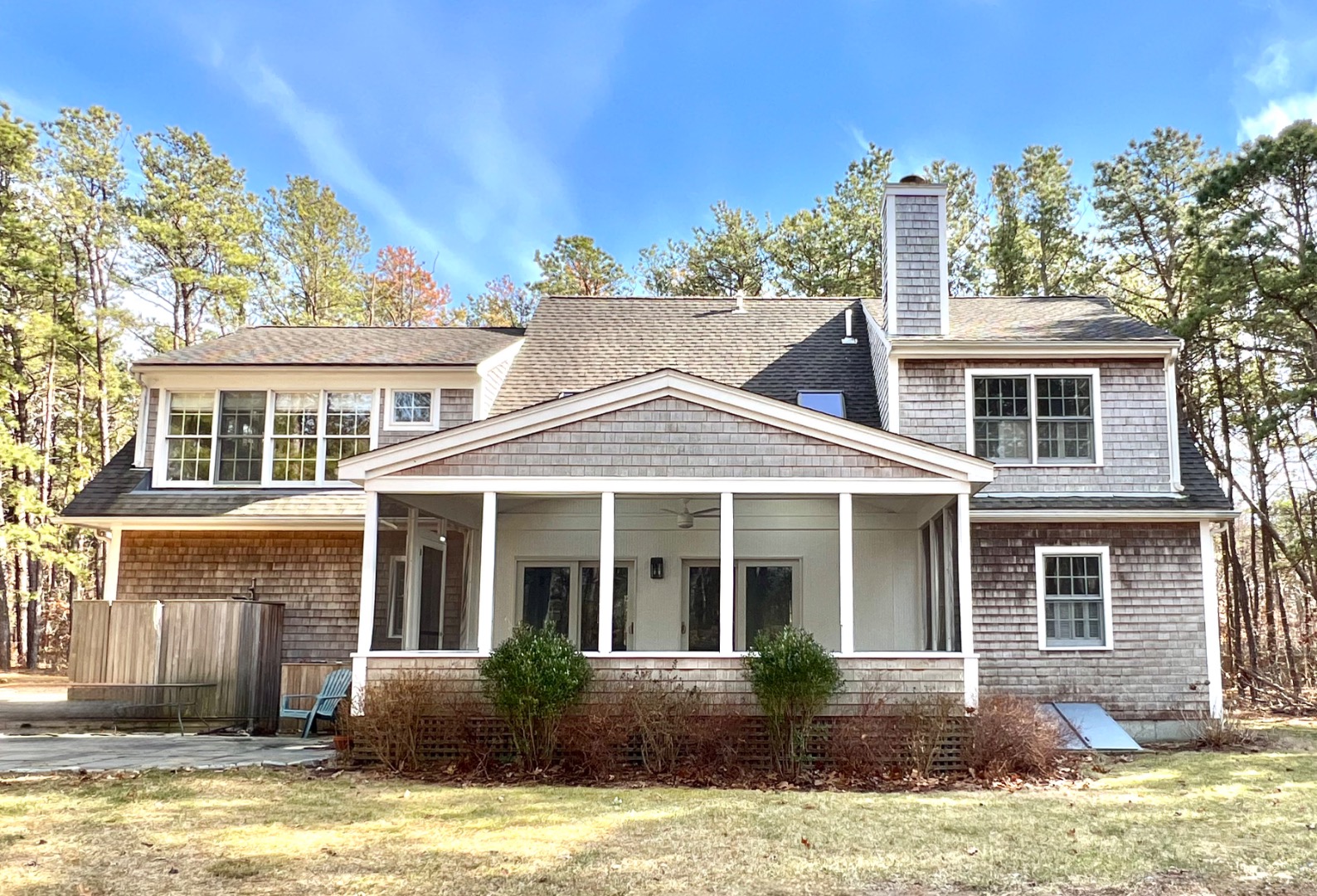 209 Cove Road Vineyard Haven, MA 02568 - Photo 8 of 81 a front view of a house with a yard