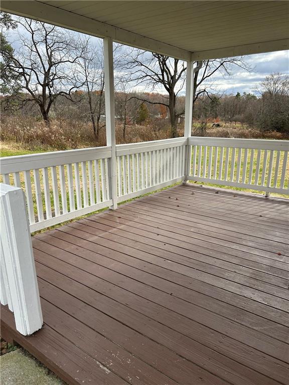 556 Bonniebrook Road Butler, PA 16002 - Photo 20 of 36 a view of a balcony with wooden floor