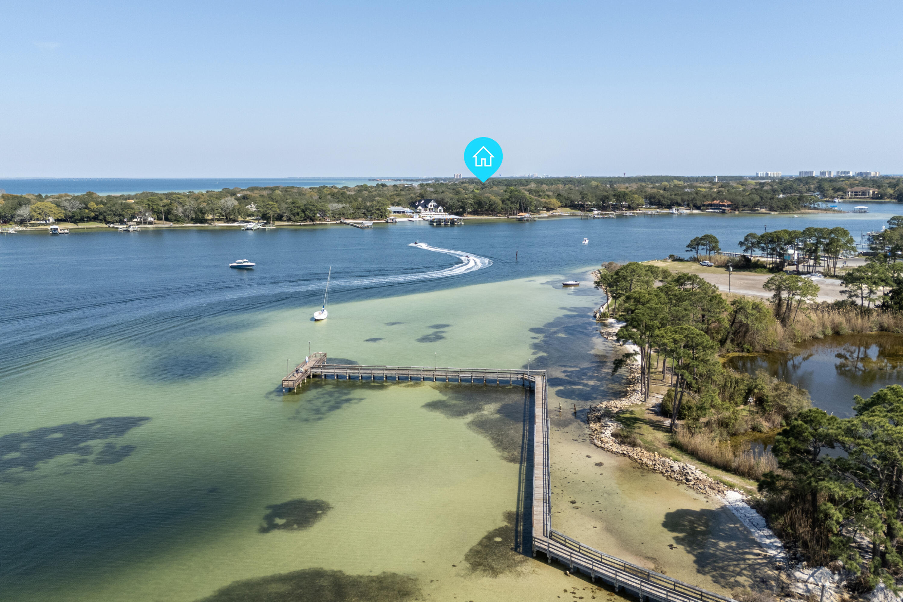 804 Mars Street Destin, FL 32541 - Photo 71 of 71 an aerial view of a residential houses with outdoor space