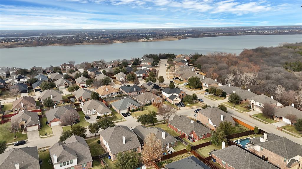 2832 Lone Ranger Trail Little Elm, TX 75068 - Photo 34 of 35 an aerial view of a houses with outdoor space