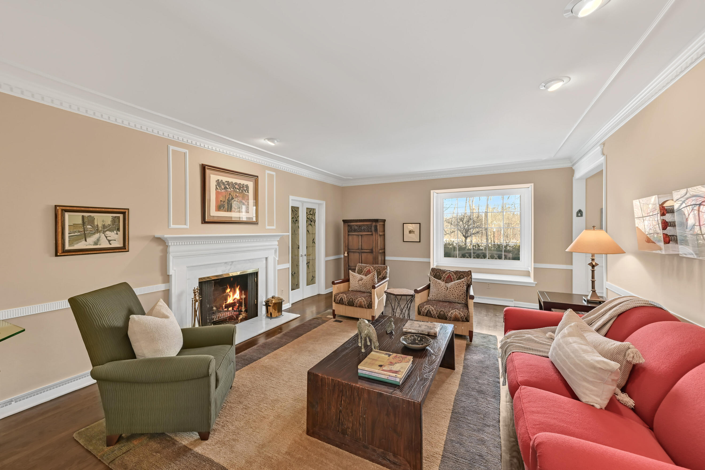 2305 West County Line Road River Hills, WI 53217 - Photo 13 of 41 Cozy Front Living Room