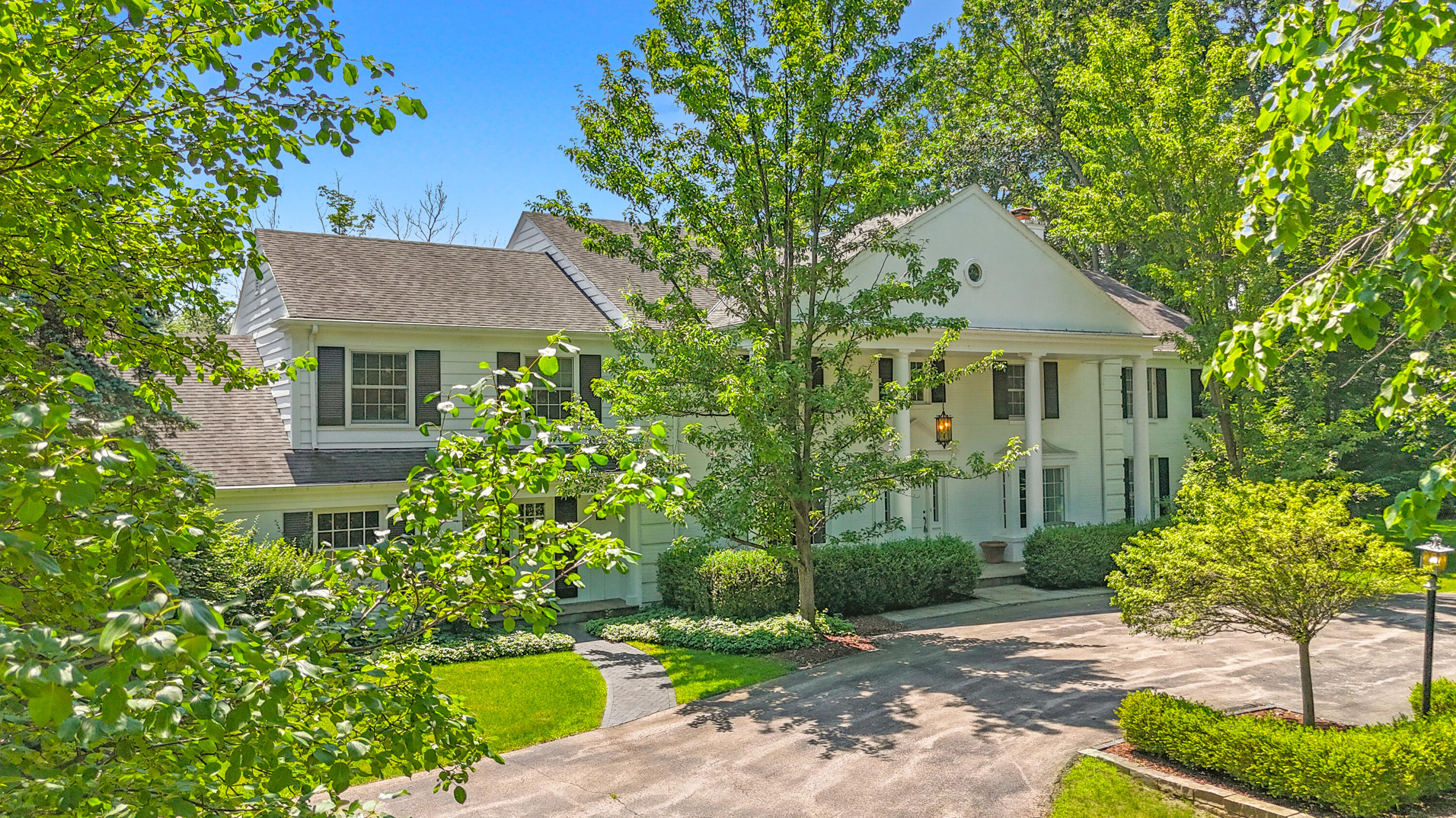 2305 West County Line Road River Hills, WI 53217 - Photo 37 of 41 Front of Home in Summer