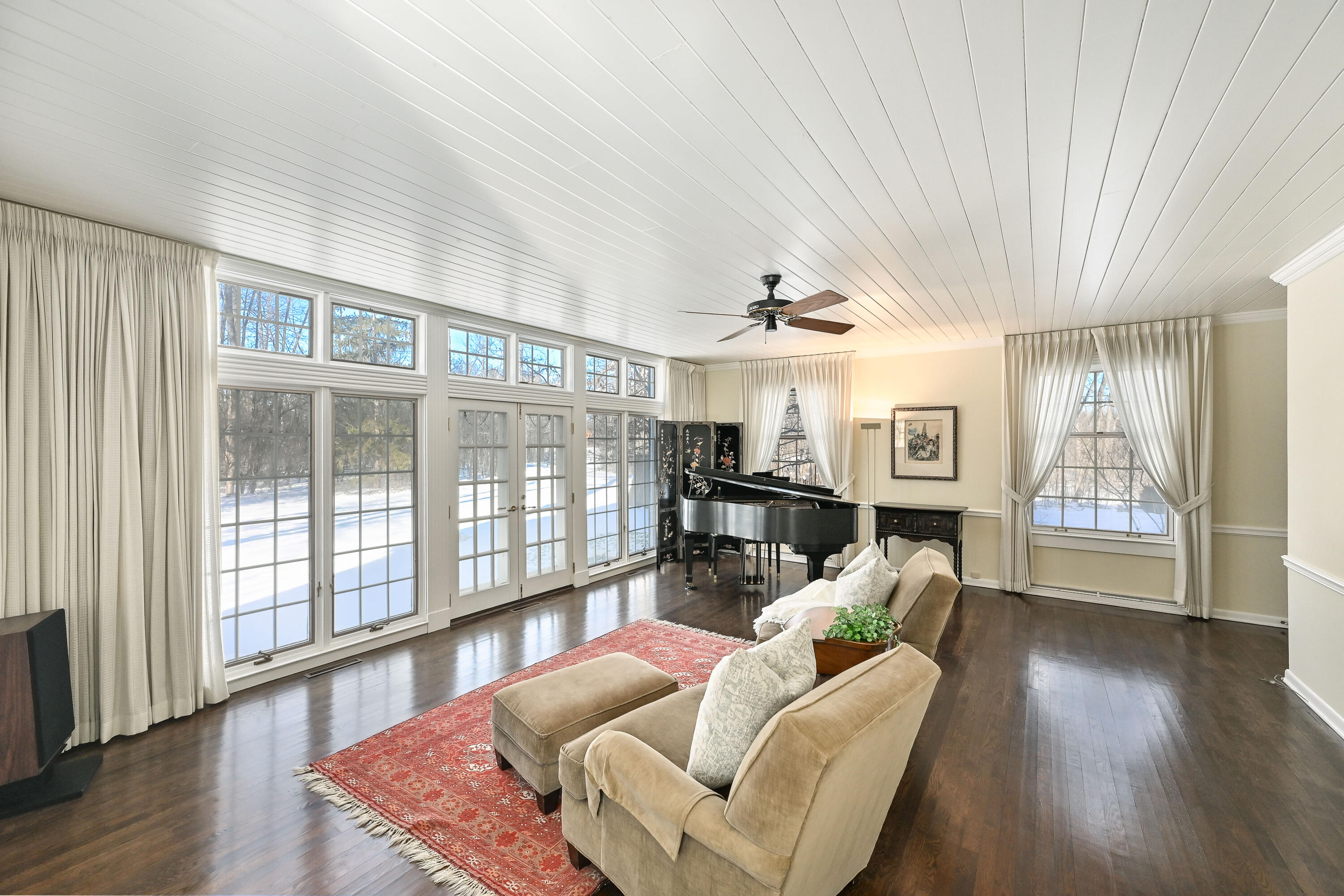 2305 West County Line Road River Hills, WI 53217 - Photo 7 of 41 2nd Living Room / Sunroom