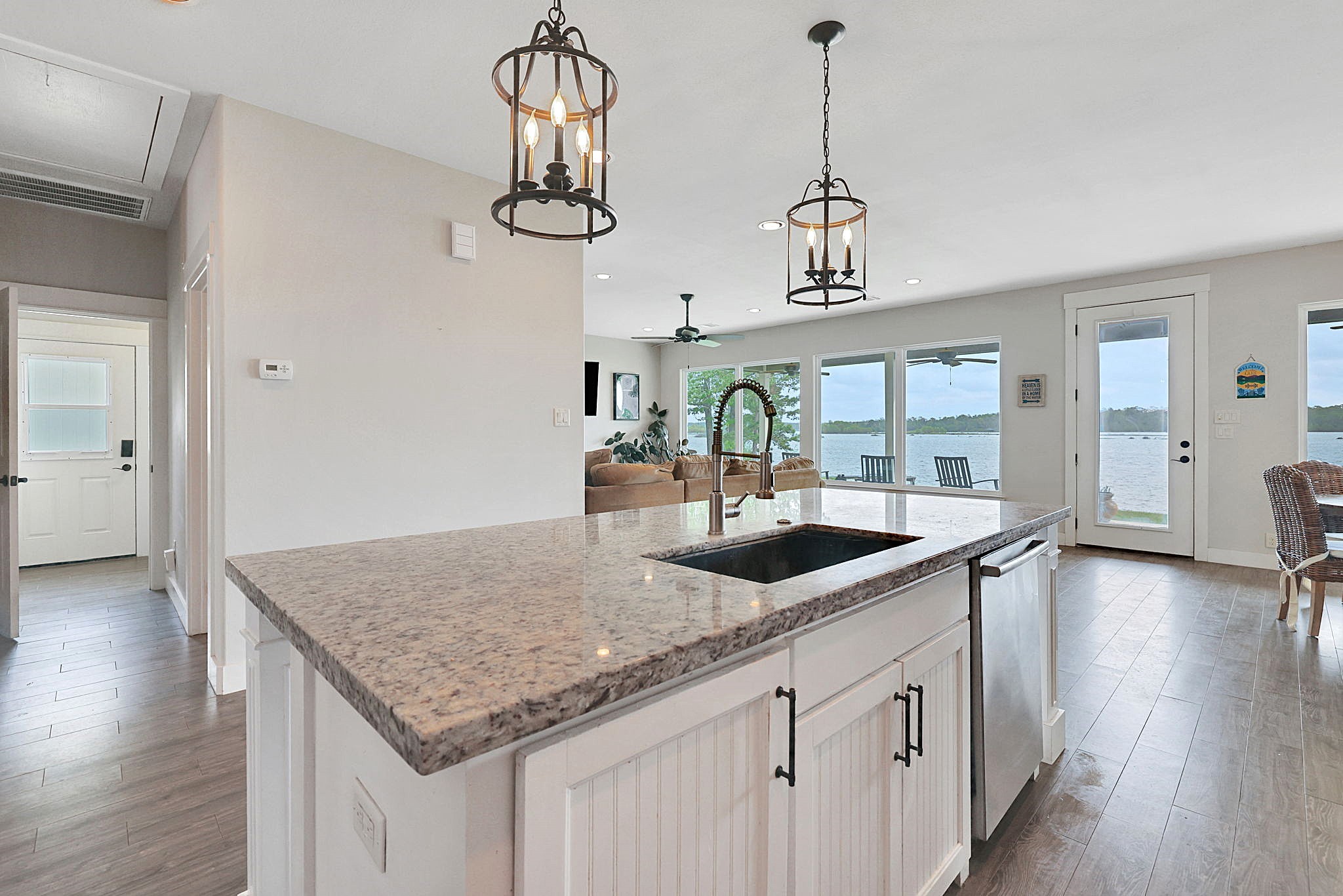 453 East Oak Shadows Onalaska, TX 77360 - Photo 16 of 48 Hall to the left is to guest bathroom & laundry room