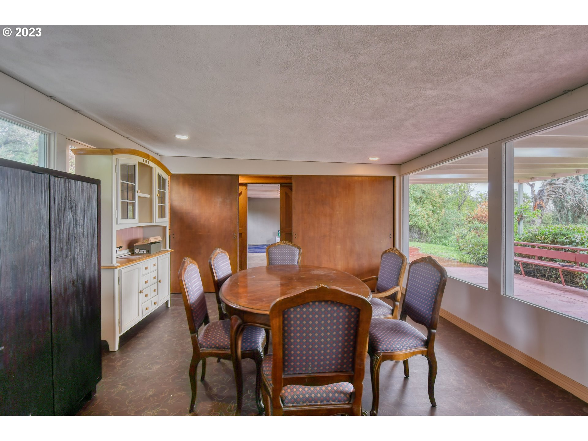 1042 Skyline Drive Pendleton, OR 97801 - Photo 18 of 48 a view of a dining room with furniture window and wooden floor