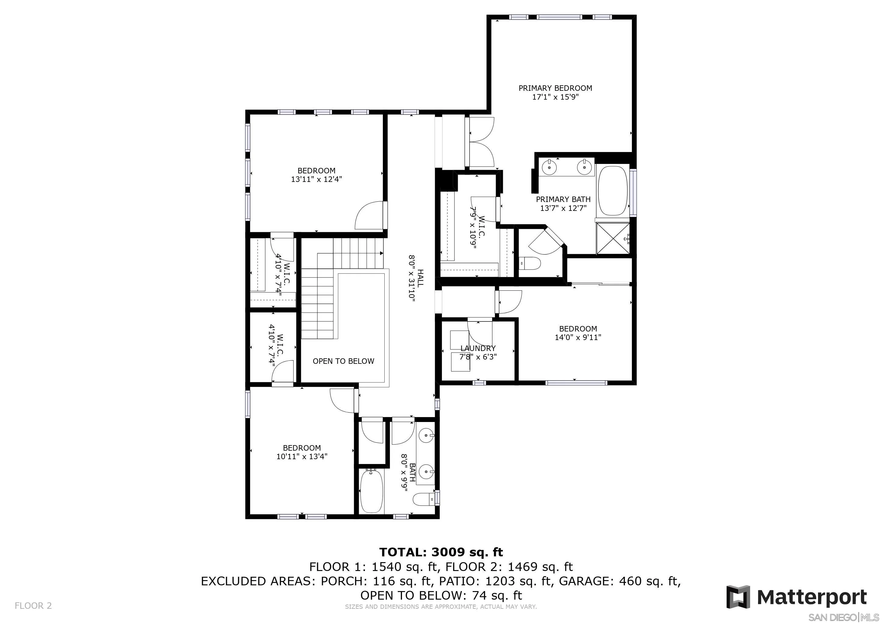 1166 Midnight Way Oceanside, CA 92057 - Photo 30 of 37 a picture of a floor plan