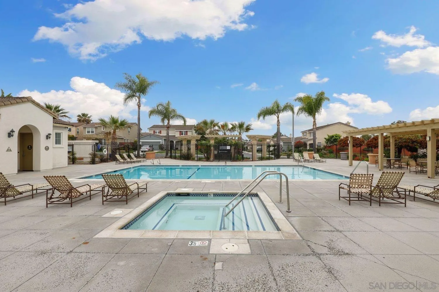1166 Midnight Way Oceanside, CA 92057 - Photo 32 of 37 a view of swimming pool with outdoor seating and city view