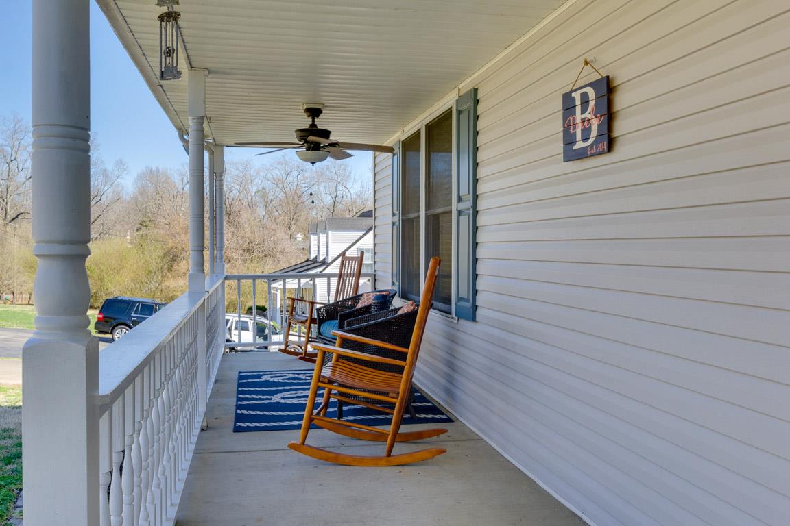602 Luther Road Dickson, TN 37055 - Photo 2 of 26 View From The Front Porch Swing