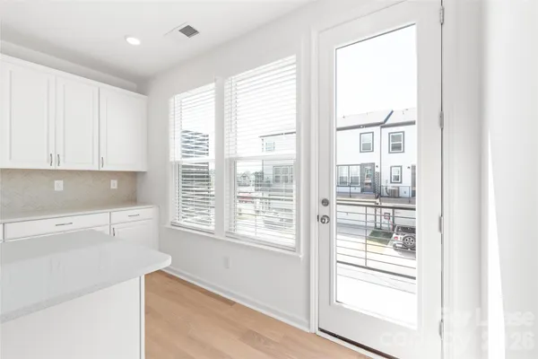 a bathroom with a window