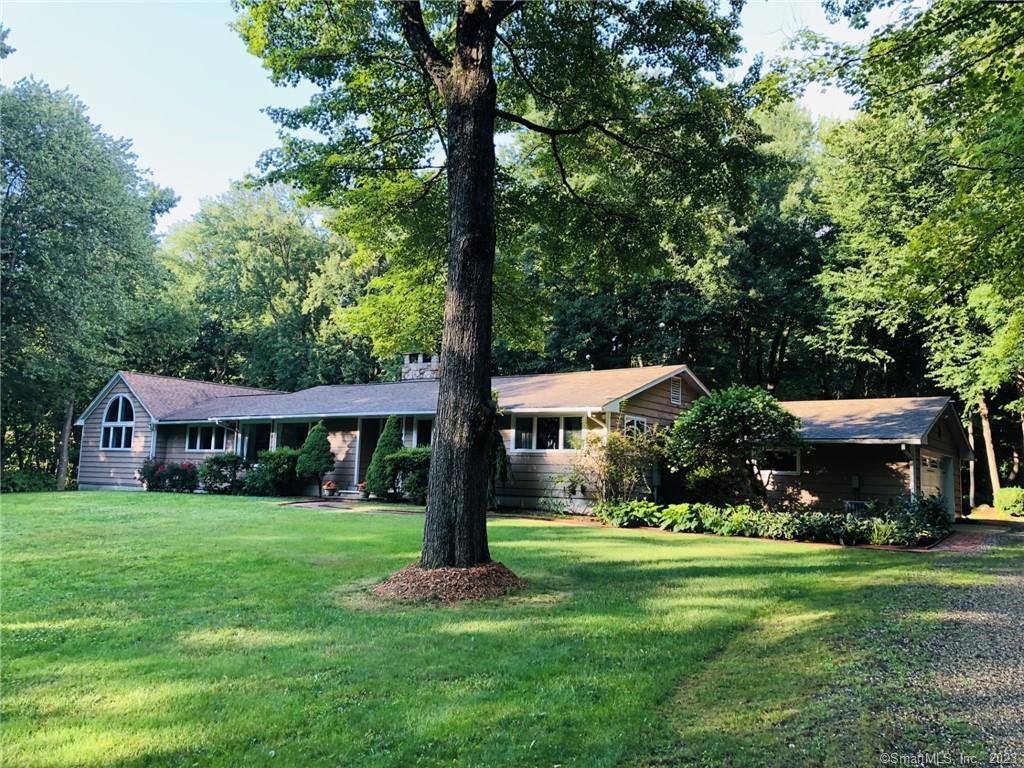 22 White Birch Road Redding, CT 06896 - Photo 1 of 1 a view of a house with a big yard