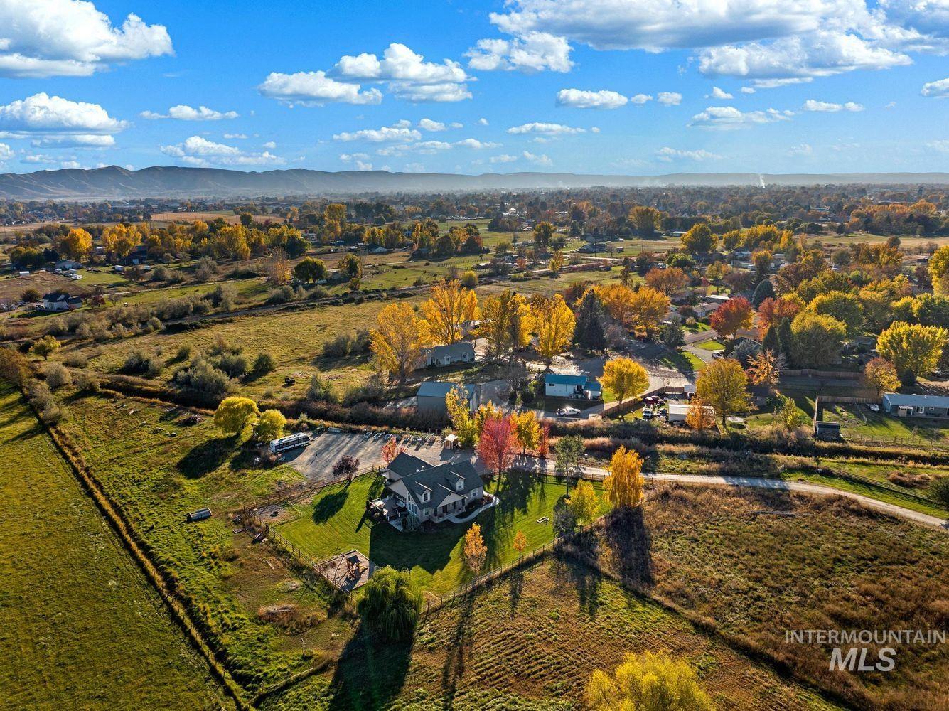 2185 Waterwheel Road Emmett, ID 83617 - Photo 44 of 49 Aerial view of sparsely populated area featuring mountains