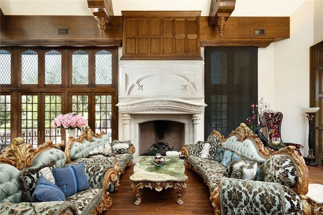 a room with gym equipment