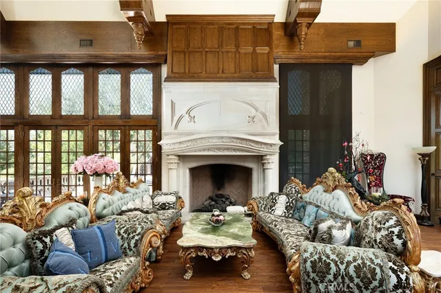 a room with gym equipment