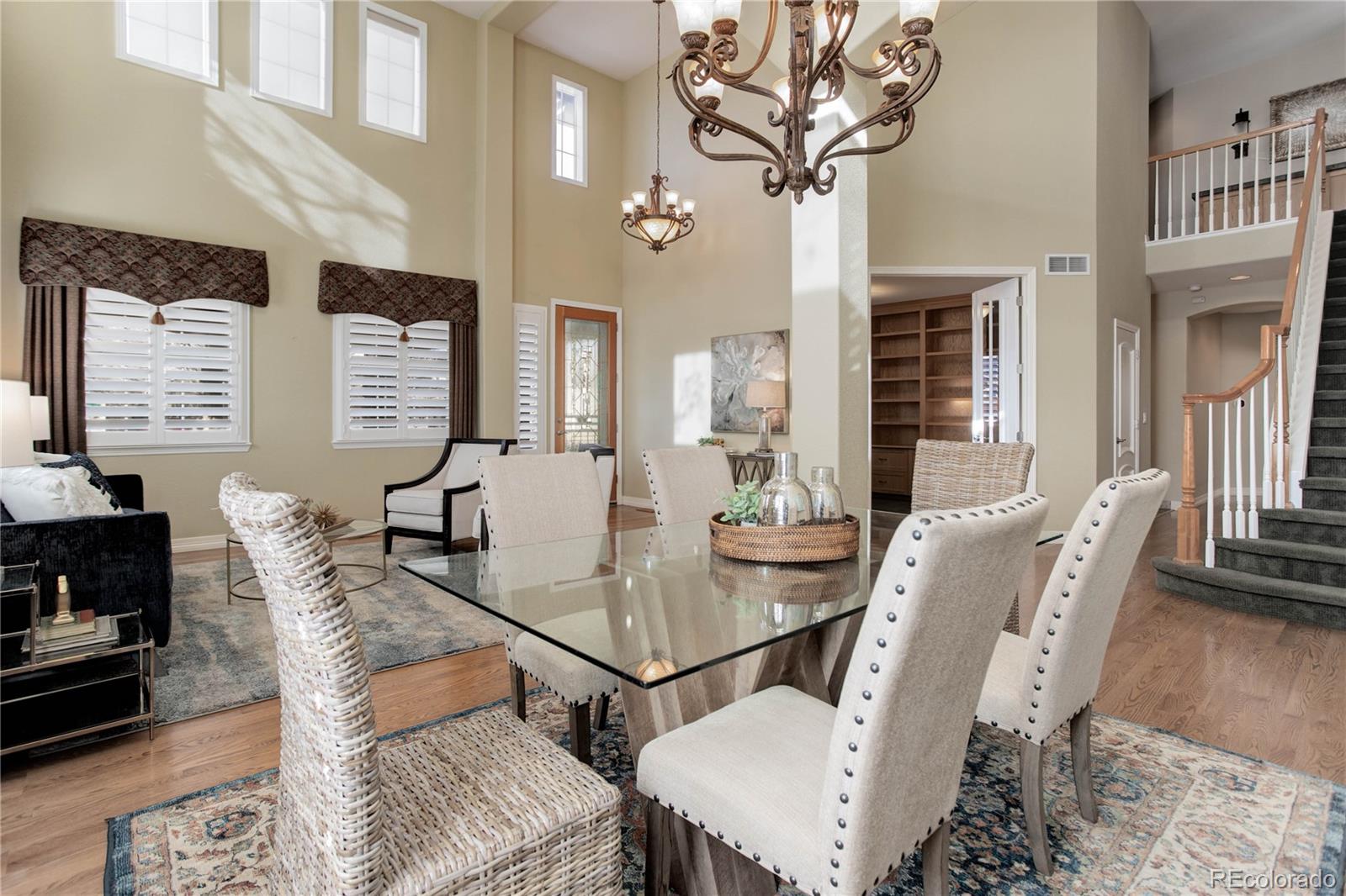 2720 Rockbridge Way Highlands Ranch, CO 80129 - Photo 10 of 39 a view of a dining room with furniture