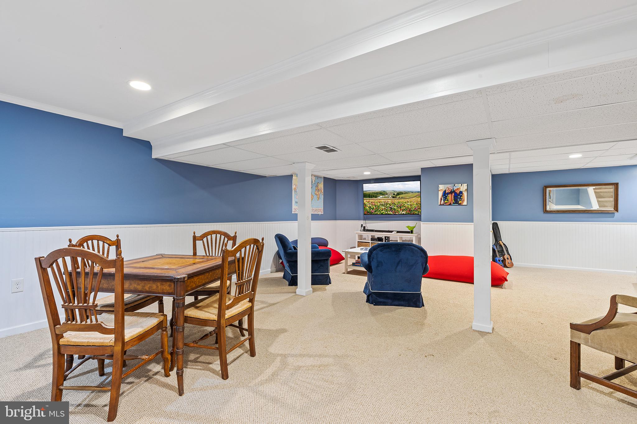 410 North Valley Forge Road Devon, PA 19333 - Photo 35 of 65 finished playroom lower level-egress window