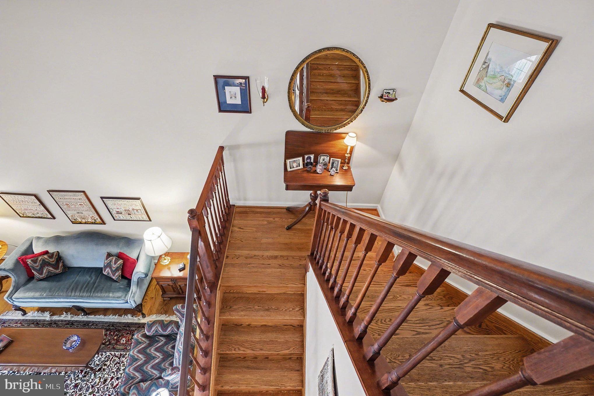 202 Pointe Way, Unit 202B Havre de Grace, MD 21078 - Photo 22 of 72 Hard wood stairwell