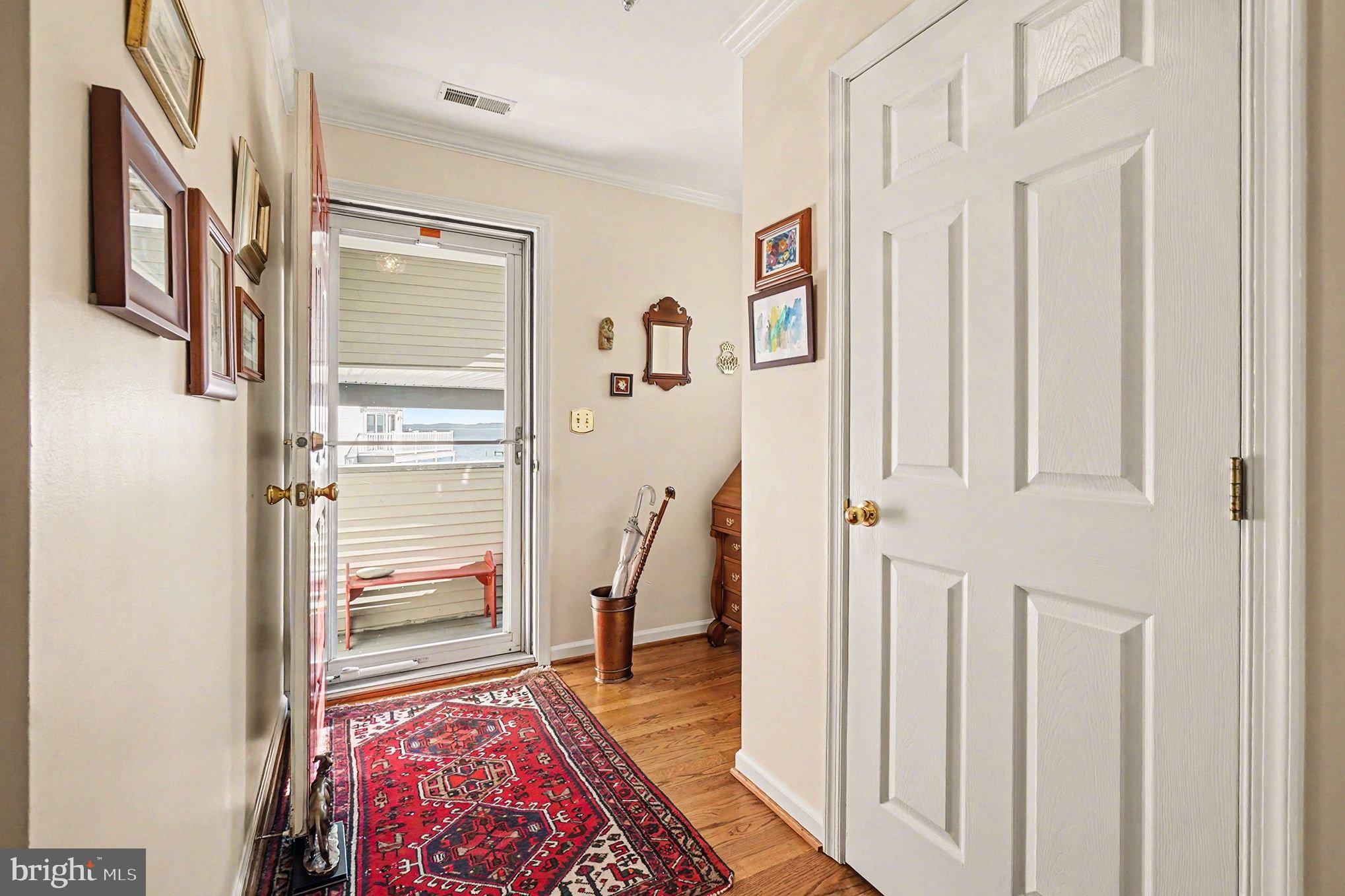202 Pointe Way, Unit 202B Havre de Grace, MD 21078 - Photo 39 of 72 a view of an entryway with wooden floor