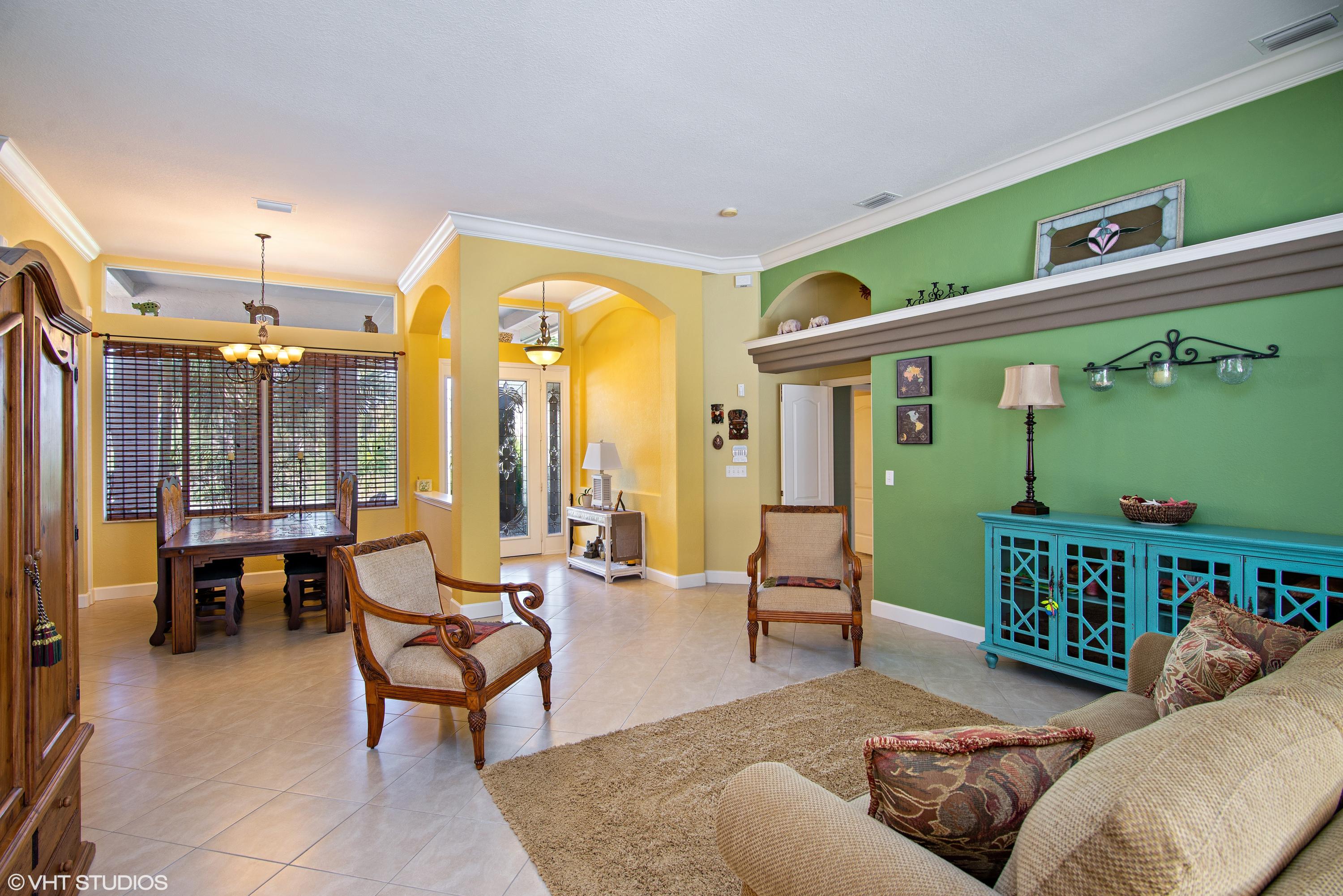 2607 Southwest Acco Road Port St. Lucie, FL 34953 - Photo 3 of 14 Living Room/Dining Room