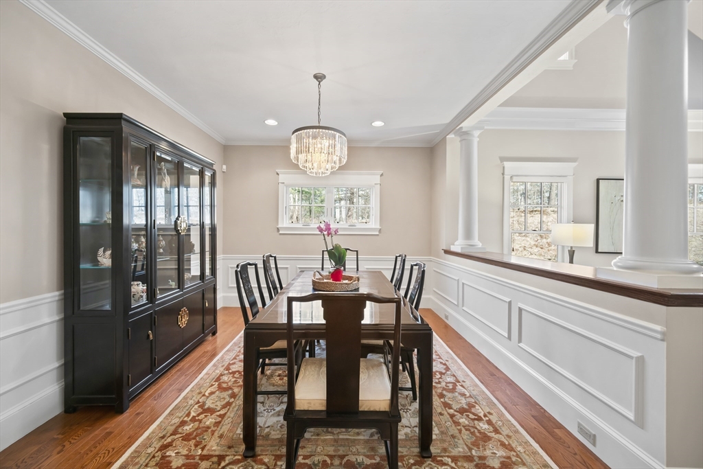 30 Nobscot Road, Unit 1 Sudbury, MA 01776 - Photo 20 of 42 a view of a dining room with furniture window and wooden floor