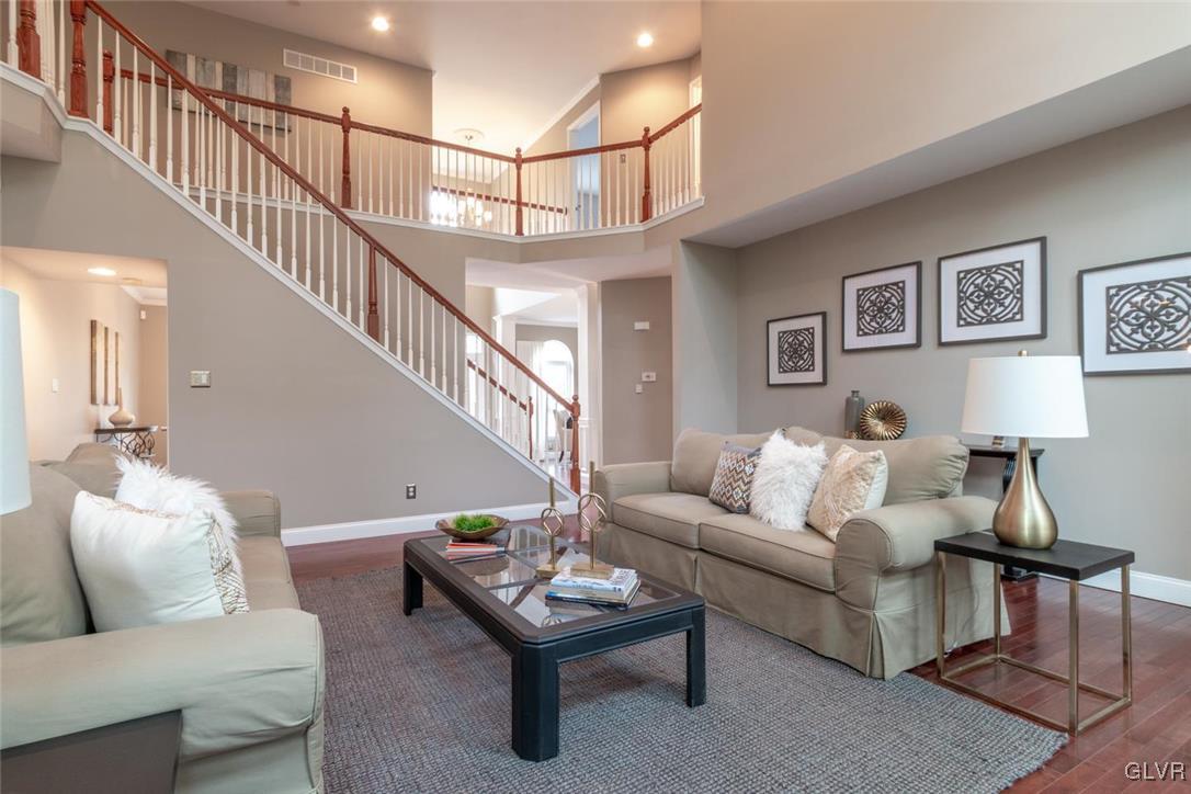 3153 Olympic Drive Emmaus, PA 18049 - Photo 10 of 40 a living room with furniture and a wooden floor