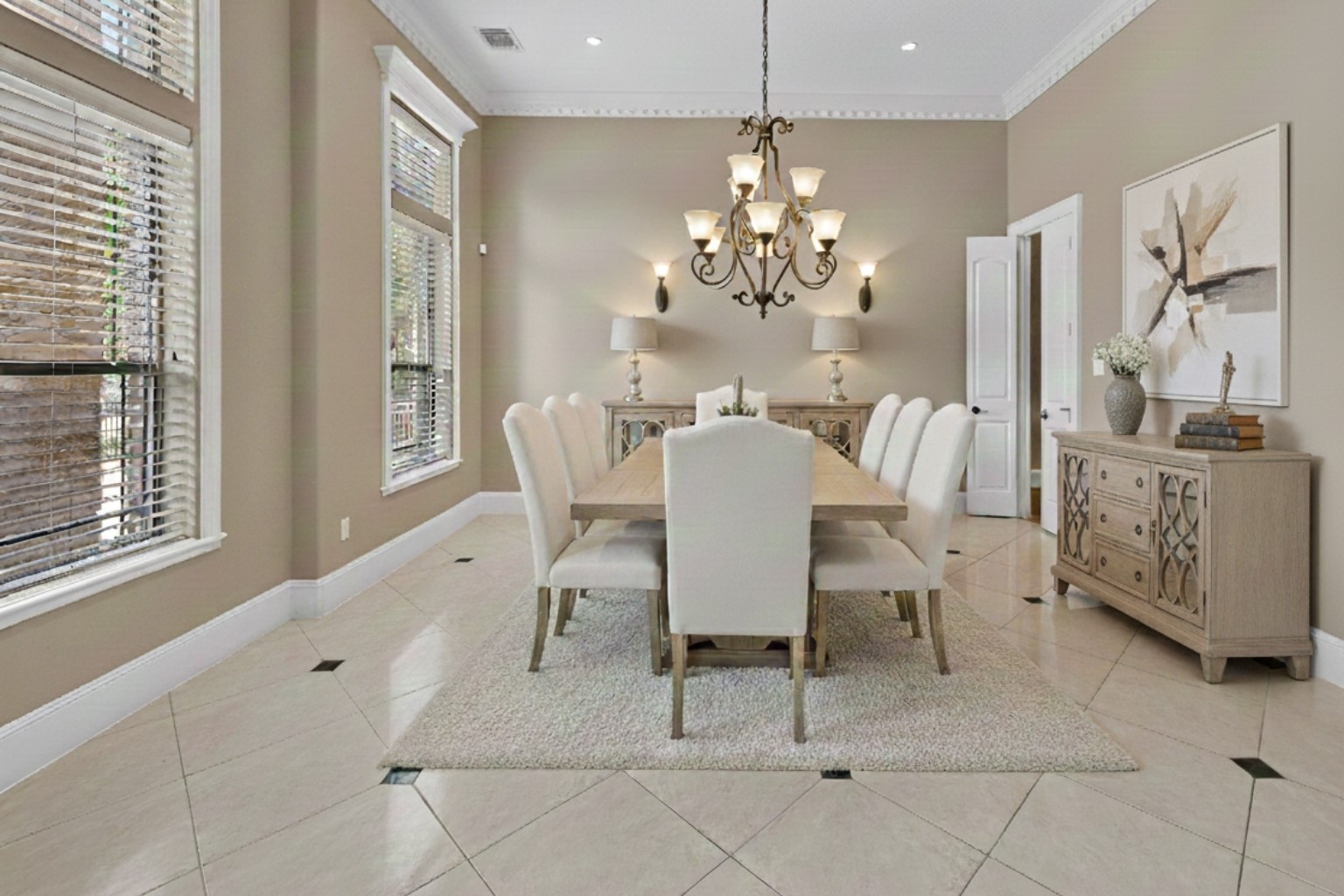 5411 Leopold Drive Houston, TX 77021 - Photo 2 of 50 a view of a dining room with furniture and chandelier