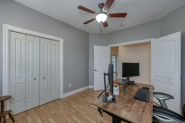 a view of an house with backyard space