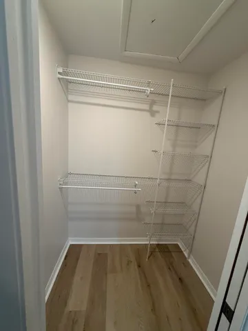 a view of walk in closet