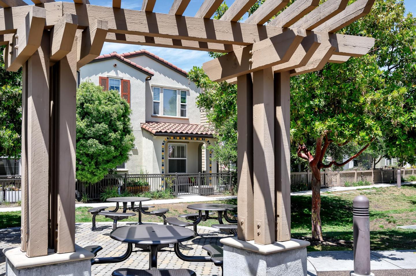 140 Larkspur Loop Morgan Hill, CA 95037 - Photo 26 of 28 a view of backyard with outdoor seating and plants