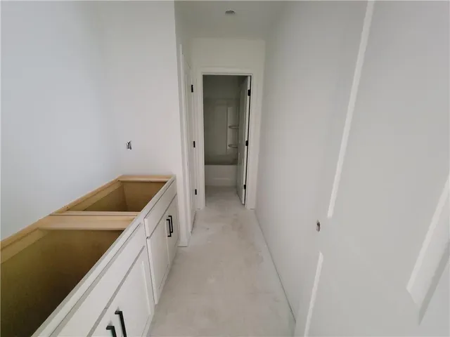 a view of empty room