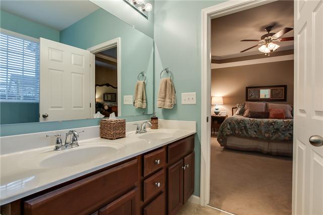 1036 Countess Lane Spring Hill, TN 37174 - Photo 8 of 20 Master bath has double vanity, garden tub and seperate shower.