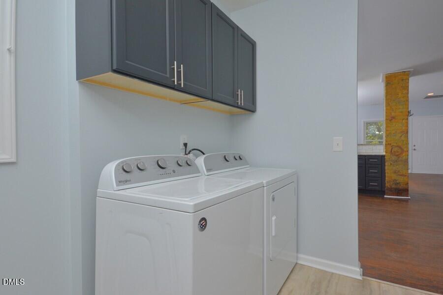 1030 Cornell Street, Unit B Durham, NC 27707 - Photo 17 of 22 a utility room with dryer and washer