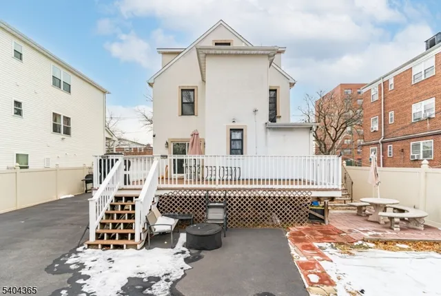 a view of a house with a balcony