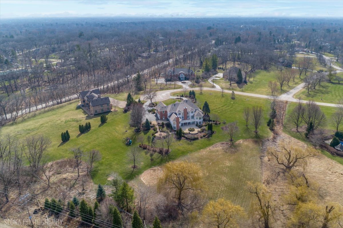 1175 Woodburn Court Inverness, IL 60067 - Photo 64 of 68 a view of a lake in middle of the town