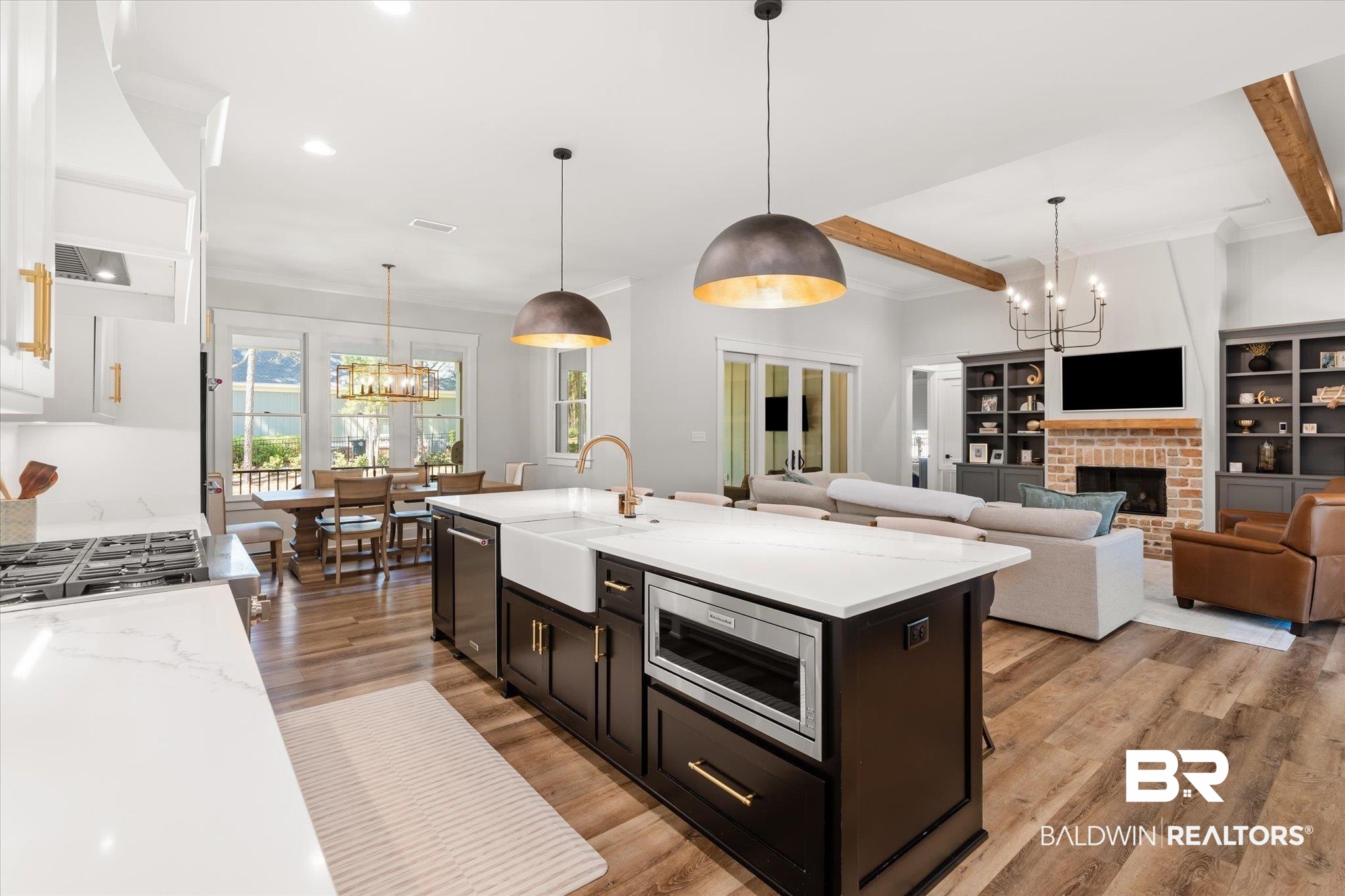 204 Camden Way Fairhope, AL 36532 - Photo 12 of 39 Kitchen to Dining Area