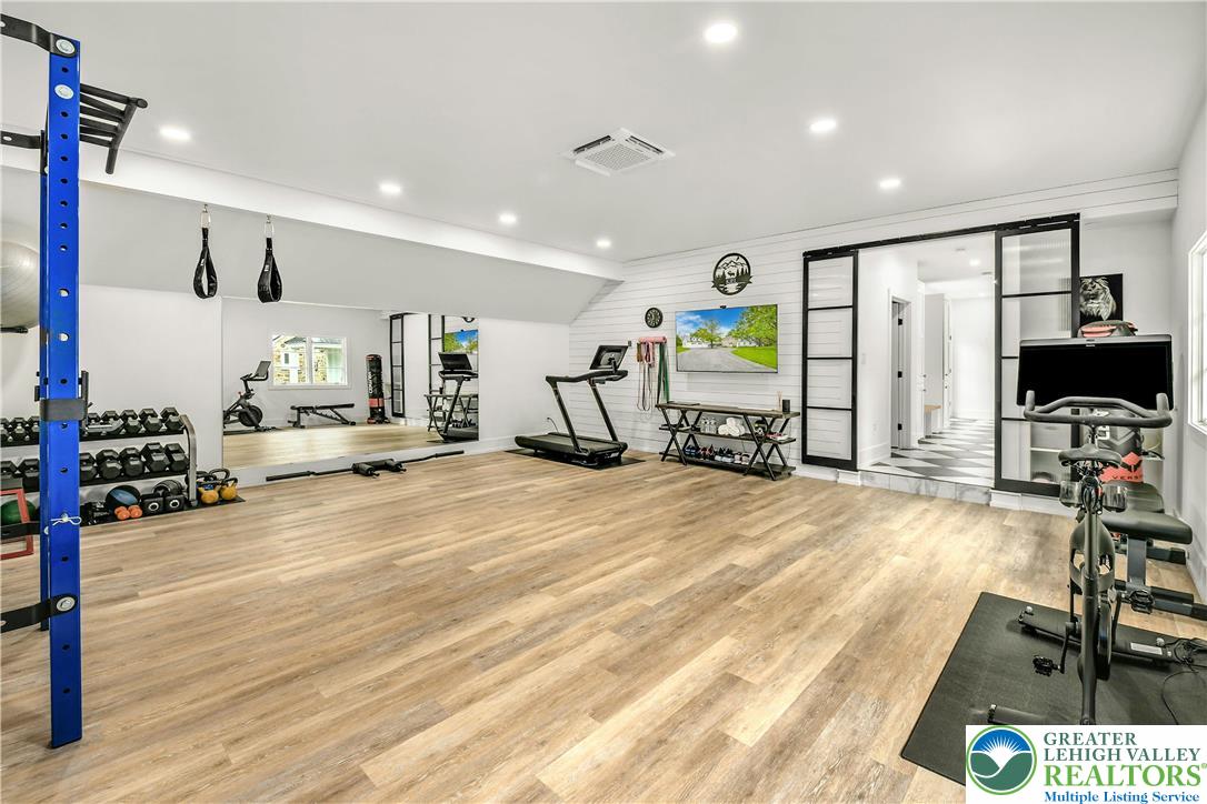 1803 Apple Tree Lane Bethlehem, PA 18015 - Photo 17 of 46 a view of a room with gym equipment