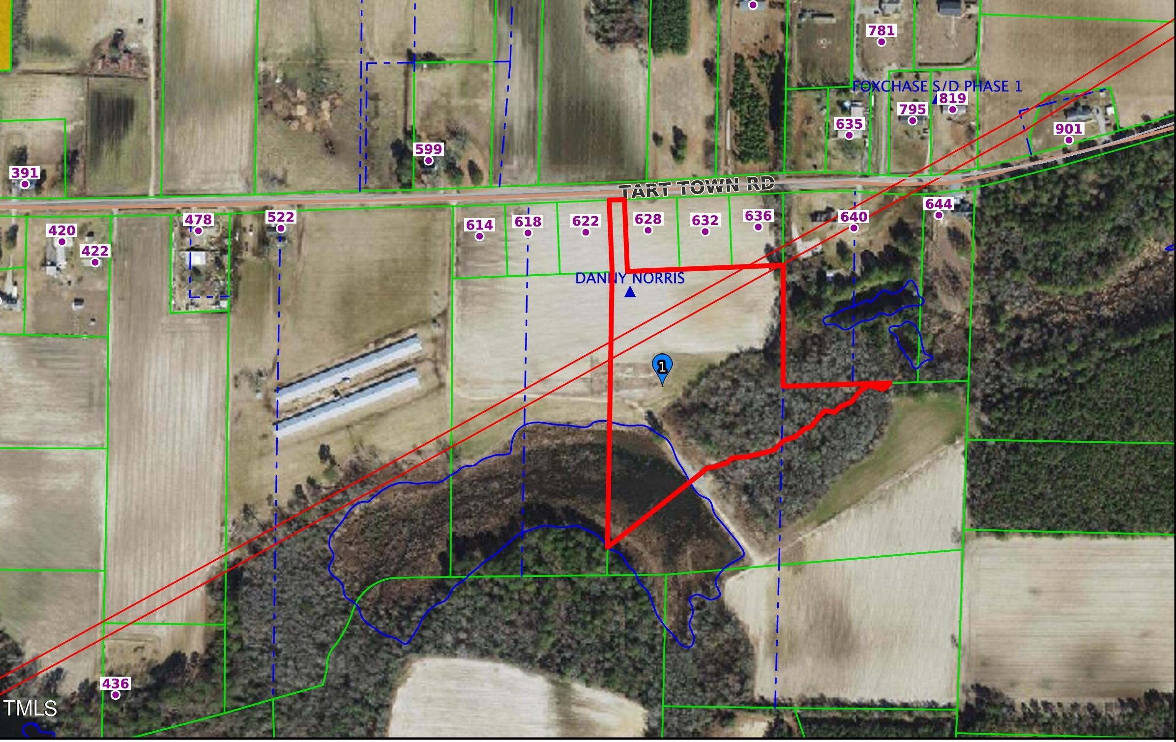 Lot 6 Tart Town Road Dunn, NC 28334 - Photo 3 of 3 lot 6 aerial