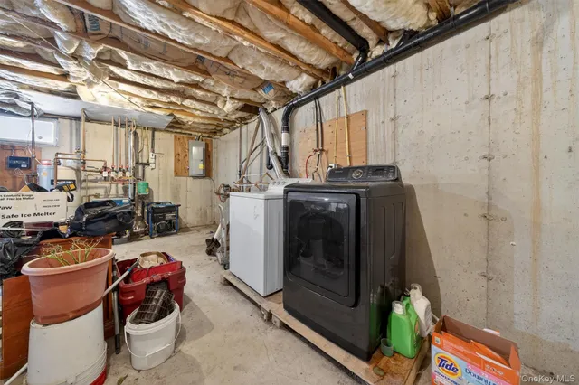 a view of balcony with wooden floor and fence