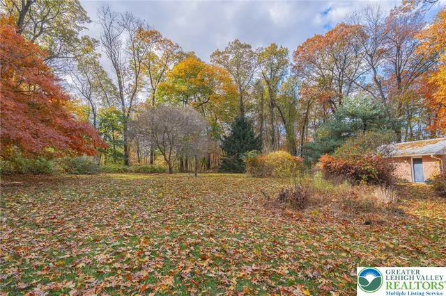 a view of a lake with outdoor space