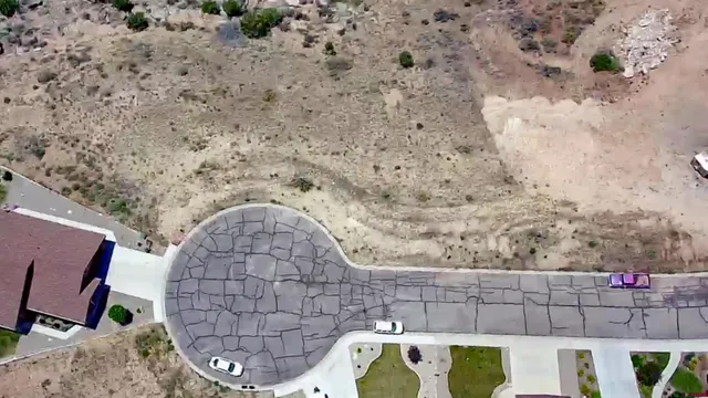 a view of city and mountain