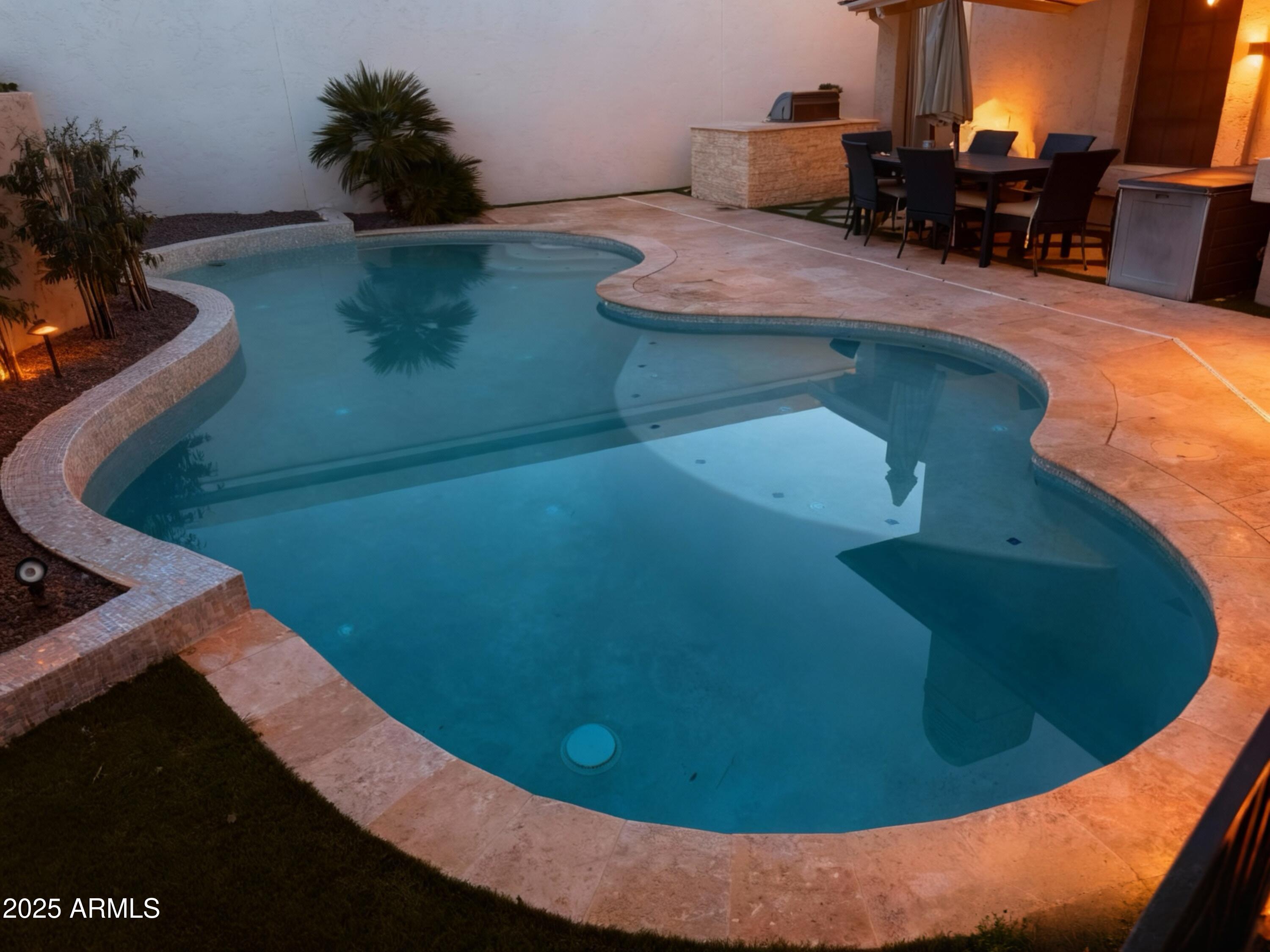 8100 East Camelback Road, Unit 163 Scottsdale, AZ 85251 - Photo 38 of 51 Evening pool