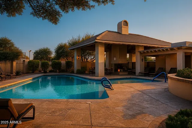 a view of a basketball court