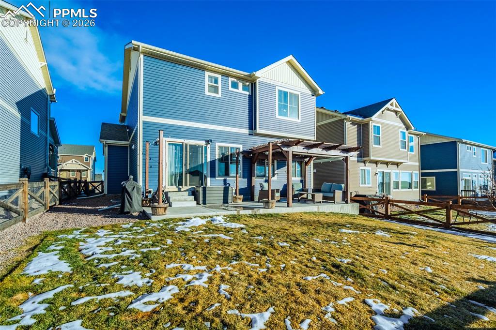 6374 Moate Lane Colorado Springs, CO 80927 - Photo 37 of 42 a view of a house with swimming pool and sitting area