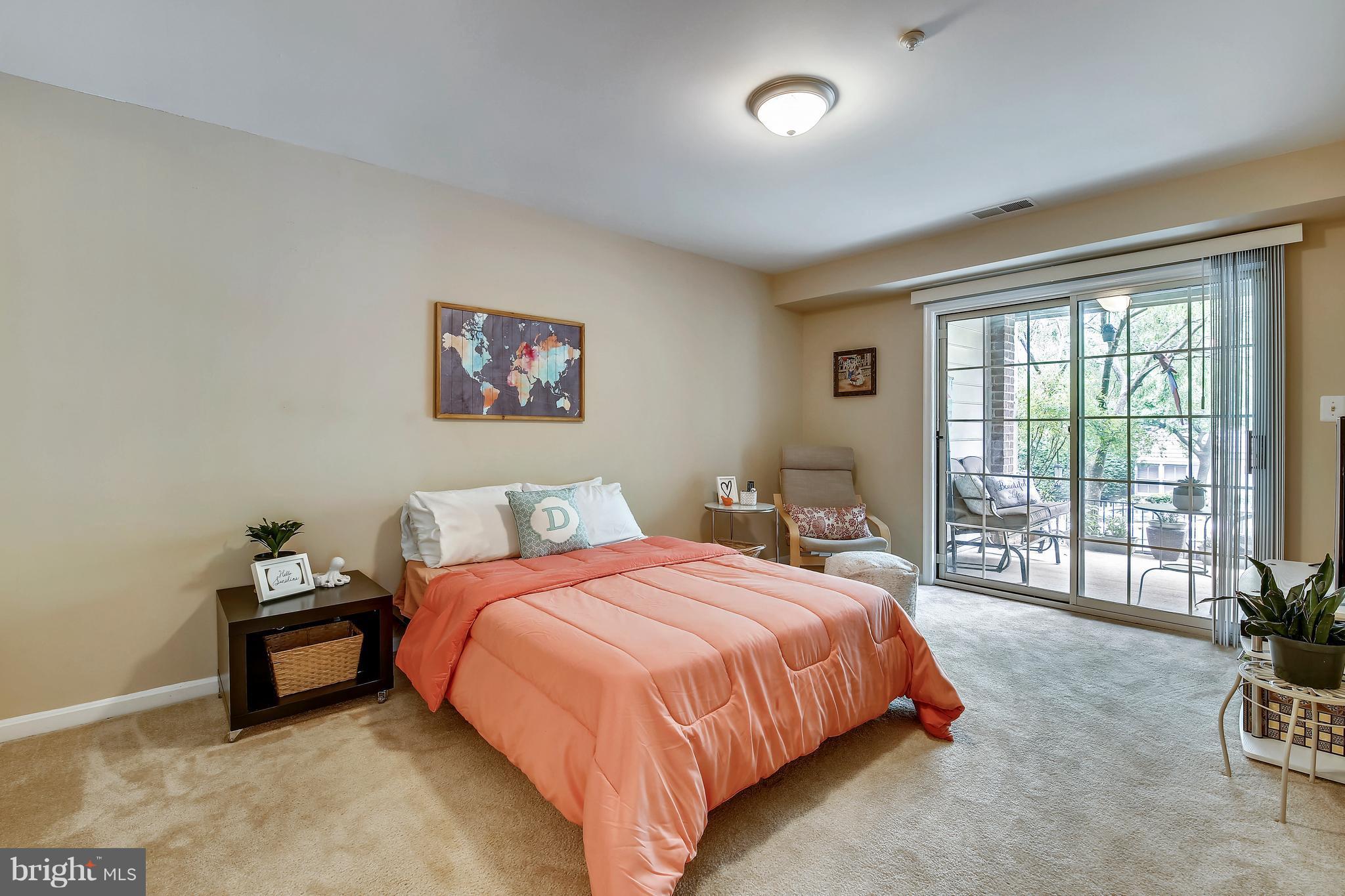 415 Ridgepoint Place, Unit 14 Gaithersburg, MD 20878 - Photo 9 of 30 Huge Master Bedroom with Patio Access