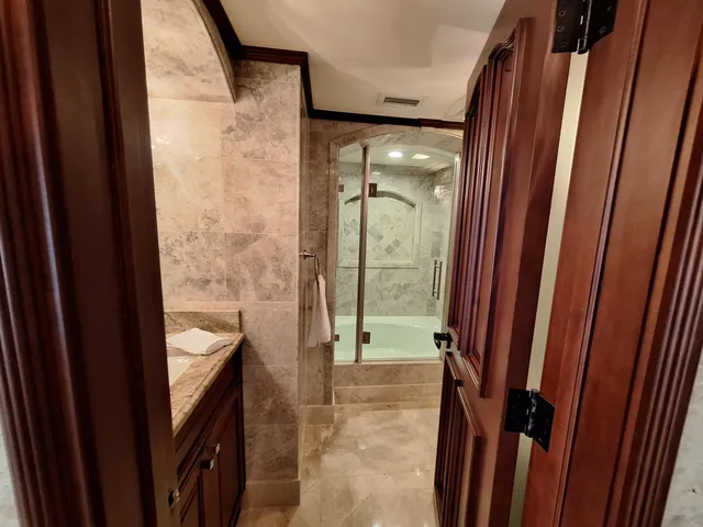 a view of a bathroom