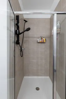 a bathroom with a bath tub